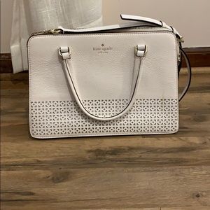White leather Kate spade purse